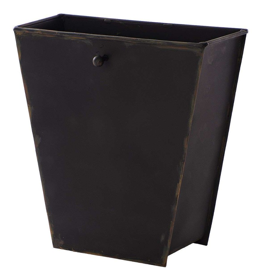 The Round Top Collection Wall Decor | Display Pocket Planter, Black