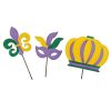 The Round Top Collection Wall Decor | All Glitter Mardi Gras Icons