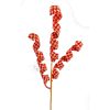 Liberty Floral Sprays | Orange Houndstooth Curly Spray