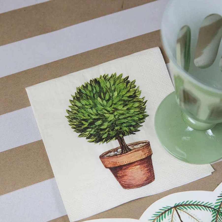 Hester & Cook Spring | Topiary Cocktail Napkin Set