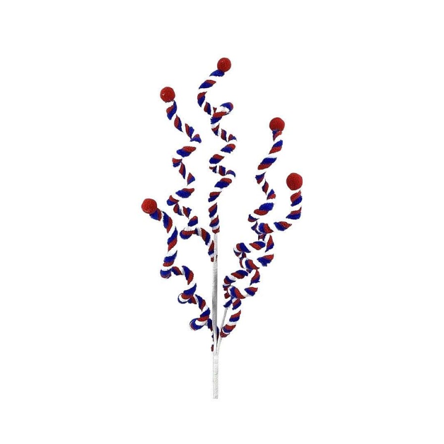 Liberty Floral Sprays | Patriotic Curly Spray