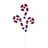 Liberty Floral Floral | Red, White, And Blue Felt Ball Curly Spray