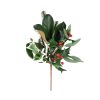 Direct Export Co. Sprays | Green And Red Holly Eucalyptus Spray