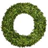 Mills Floral Company Spring | Preserved Boxwood Country Manor Wreath, 20"