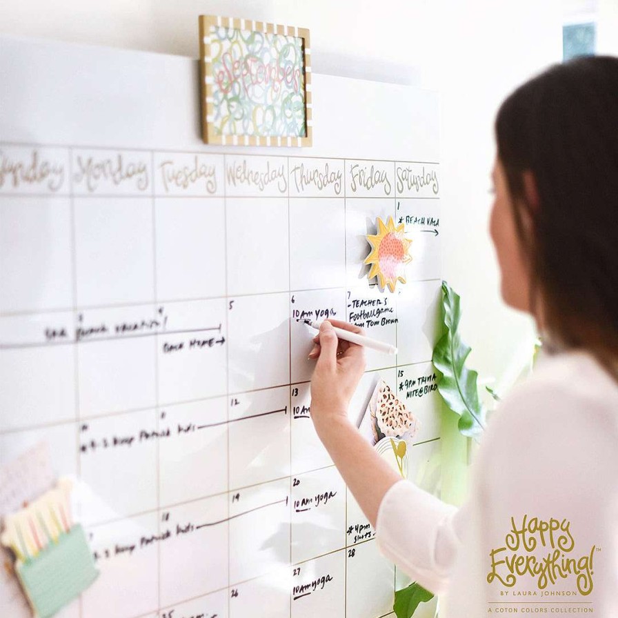 Happy Everything Hanging Decor | Dry Erase Big Calendar By Happy Everything!