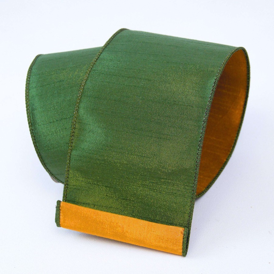 Farrisilk St. Patrick'S Day | Copper Green Two Toned Ribbon, 2.5" X 10Yd