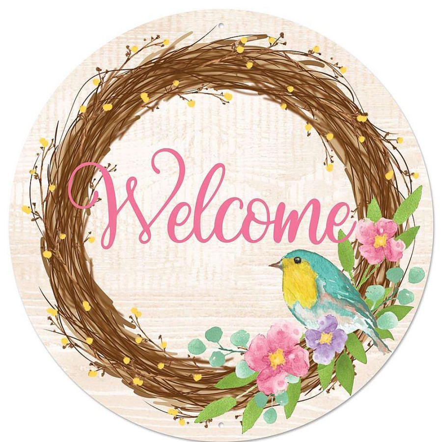 Craig Bachman Wall Decor | Bird Nest Metal Sign