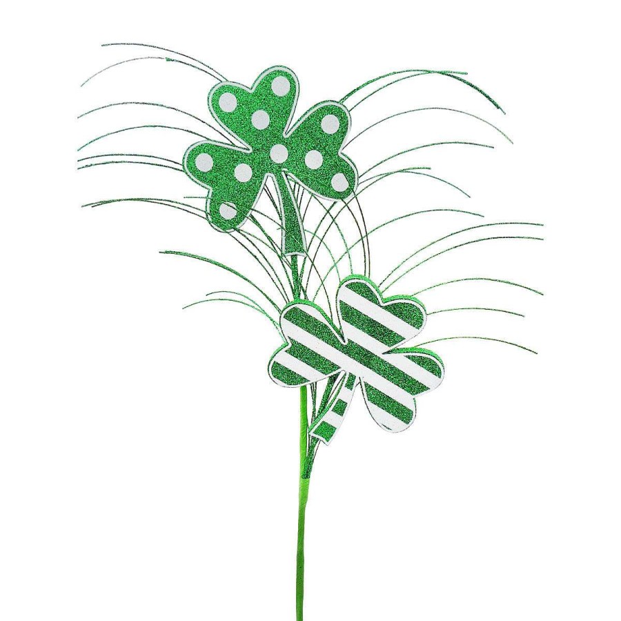 Liberty Floral Sprays | Polka Dot Stripe Clover Spray