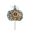 The Round Top Collection Wall Decor | Black Fall Charm Pumpkin