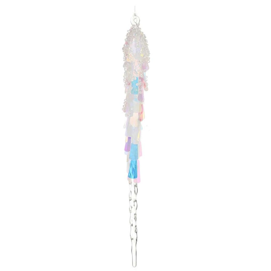 Regency Winter | Iridescent Icicle Ornament, 14"