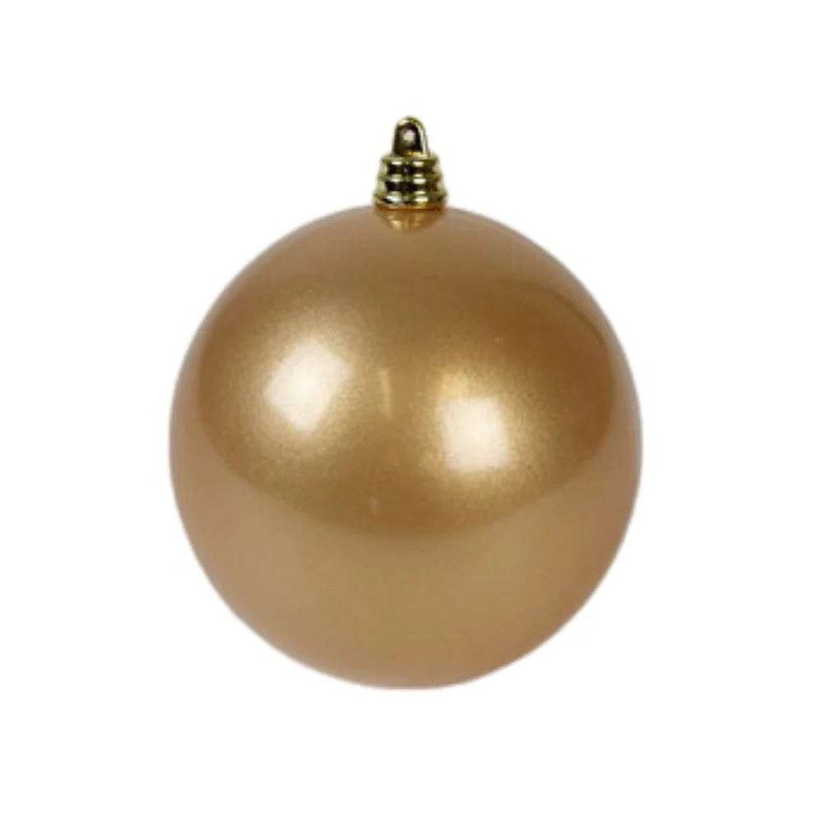 Farrisilk Ball Ornaments | 4" Rose Gold Candy Apple Ornament