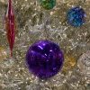 Farrisilk Ball Ornaments | Purple Shiny Ball Ornament, 6"