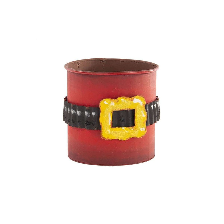 The Round Top Collection Decorative Containers | Santa'S Belt Container