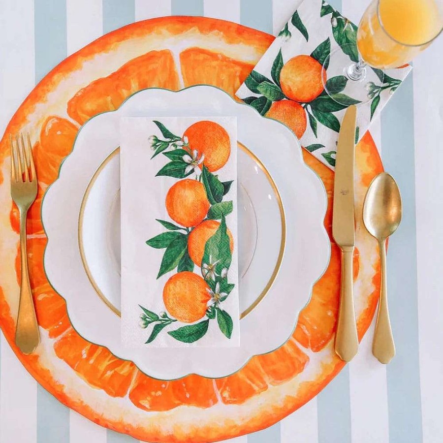 Hester & Cook Spring | Orange Orchard Cocktail Napkin Set