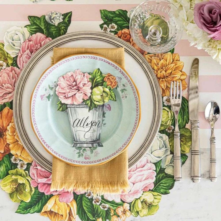 Hester & Cook Party Diy | Die-Cut Derby Wreath Placemat Sheets