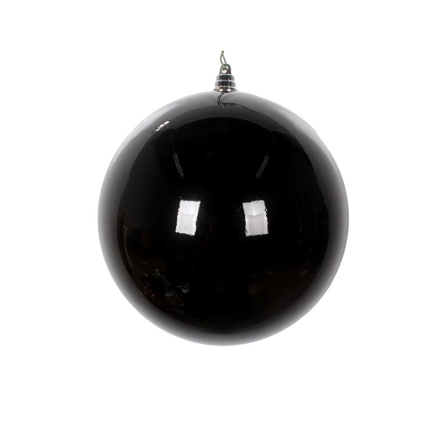 Farrisilk St. Patrick'S Day | Black Shiny Ball Ornament, 4"