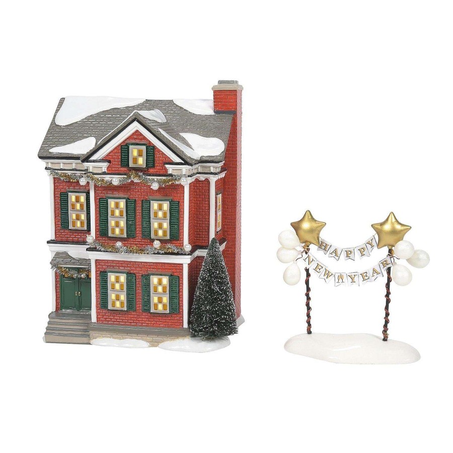 Department 56 Table Decor | Ready For New Year'S Eve Set, Dept. 56 Village