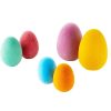 180 Degrees Table Decor | Large Flocked Egg Figurine