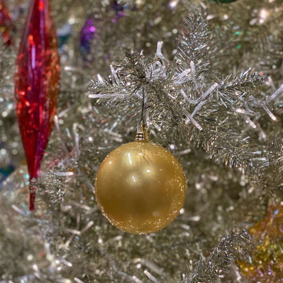 Farrisilk Ball Ornaments | Gold Candy Apple Ball Ornament, 8"