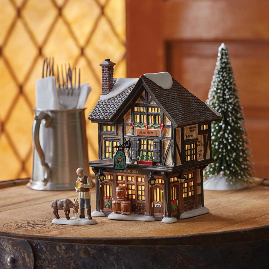 Department 56 Table Decor | Ye Olde Goat Pub, Dept. 56 Village