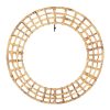 The Round Top Collection Table Decor | Round Wicker Wreath Art Display