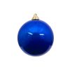 Farrisilk Ball Ornaments | Blue Candy Apple Ball Ornament, 8"