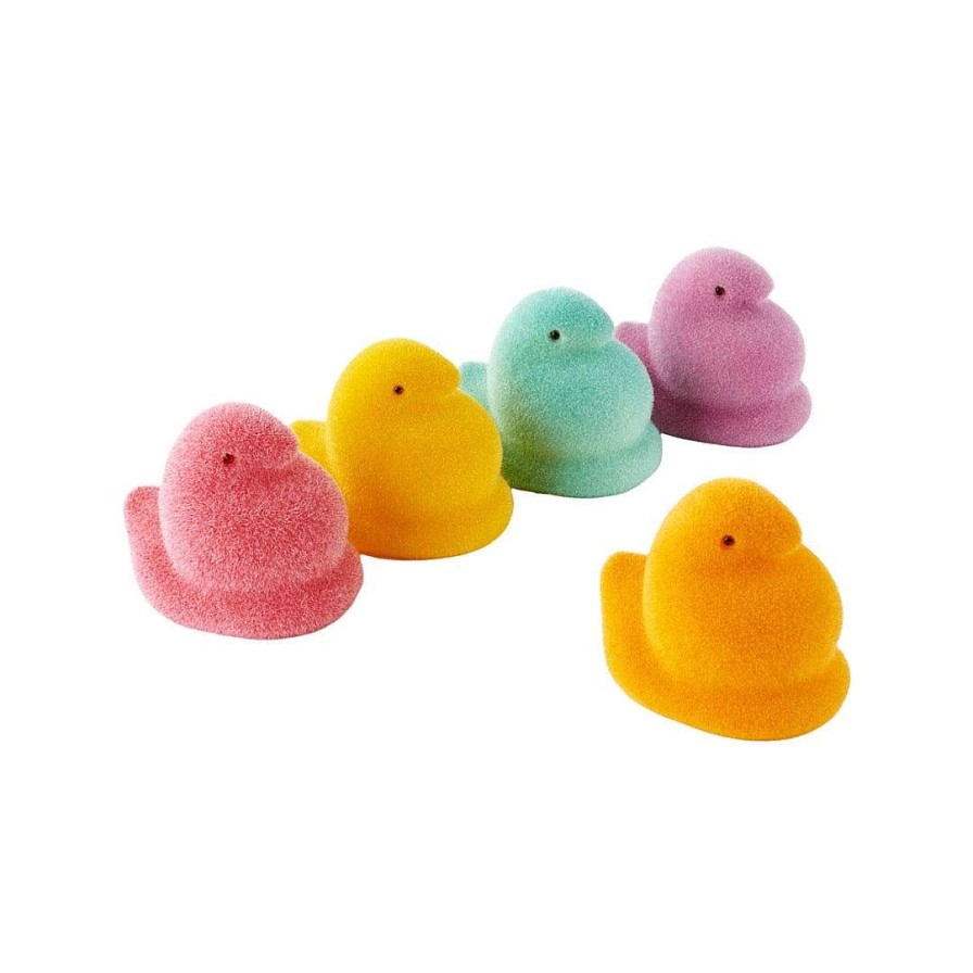 180 Degrees Home Accents | Flocked Chick Peeps, 6"