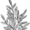 Regency Floral Decor | Silver Clustered Bay Leaf Spray