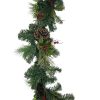 Liberty Floral Table Decor | Berry Pinecone Pine Garland, 6'