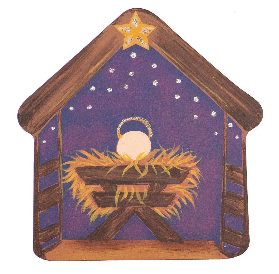 The Round Top Collection Table Decor | Nativity Magnet