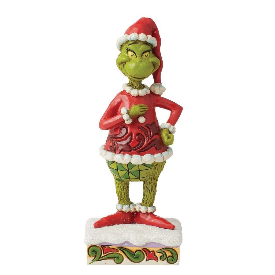 Department 56 Figurines | Fig Happy Grinch, Dept. 56 Village