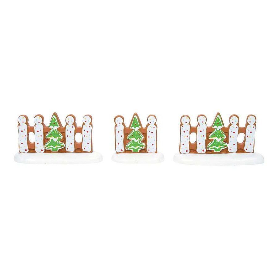 Department 56 Table Decor | Gingerbread Christmas Fence Dept. 56 Village