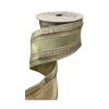 D. Stevens Ribbon | Metallic Sequin Side Trim Ribbon, 4" X 10Yd