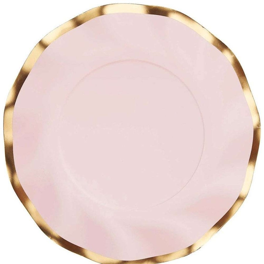 Sophistiplate Spring | Wavy Salad Plate, Everyday Blush