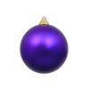 Farrisilk Mardi Gras | Purple Matte Ball Ornament, 6"