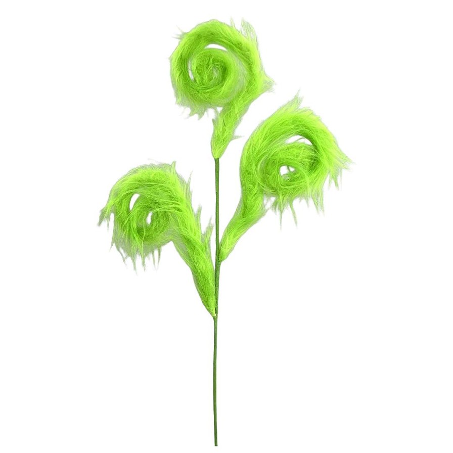 Liberty Floral Floral | Furry Spiral Curly Pick, Lime