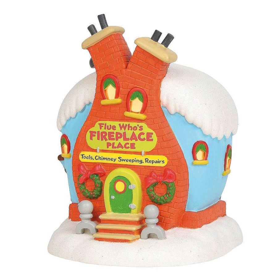 Department 56 Table Decor | Flue Who'S Fireplace Place, Dept. 56 Village