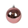 Farrisilk Ball Ornaments | Dusty Rose Shiny Ornament, 8"