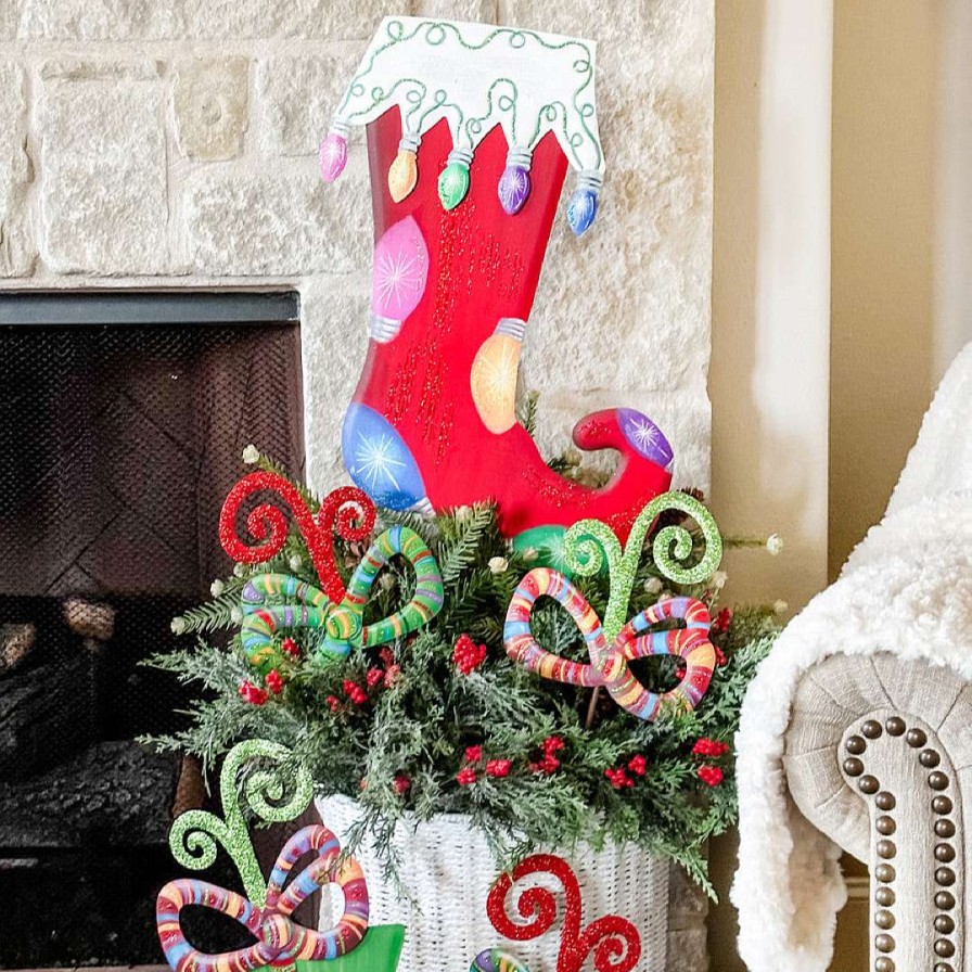 The Round Top Collection Pot Stakes | Merry & Bright Stocking