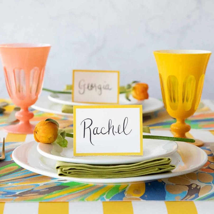 Hester & Cook Table Decor | Marigold Classic Stripe Runner