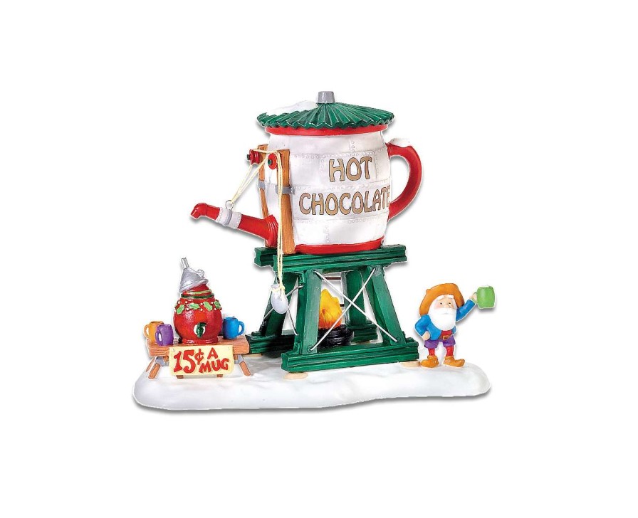 Department 56 Table Decor | Hot Chocolate Tower Dept. 56 Village