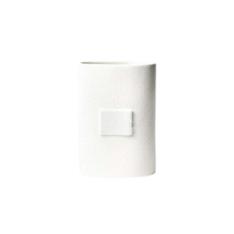 Happy Everything Decorative Containers | White Small Dot Mini Oval Vase By Happy Everything!