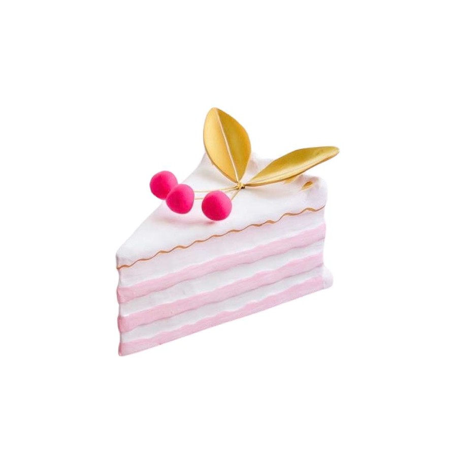 Glitterville Figurines | French Cake Slice By Glitterville