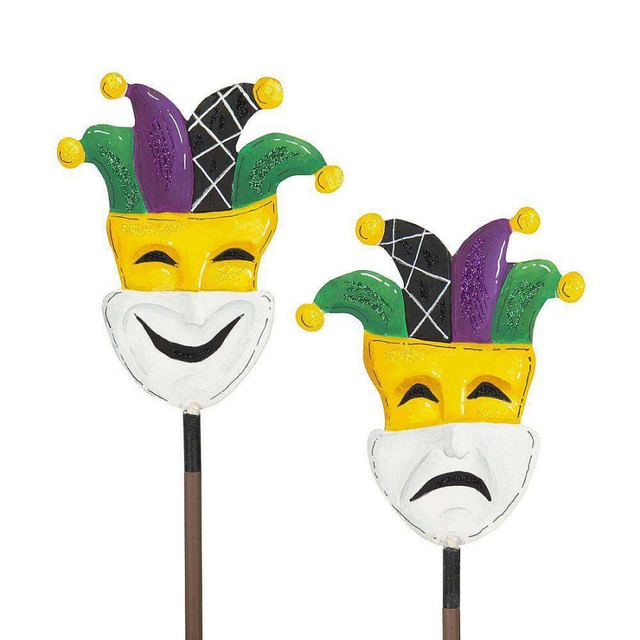 The Round Top Collection Mardi Gras | Mardi Gras Mask Finial