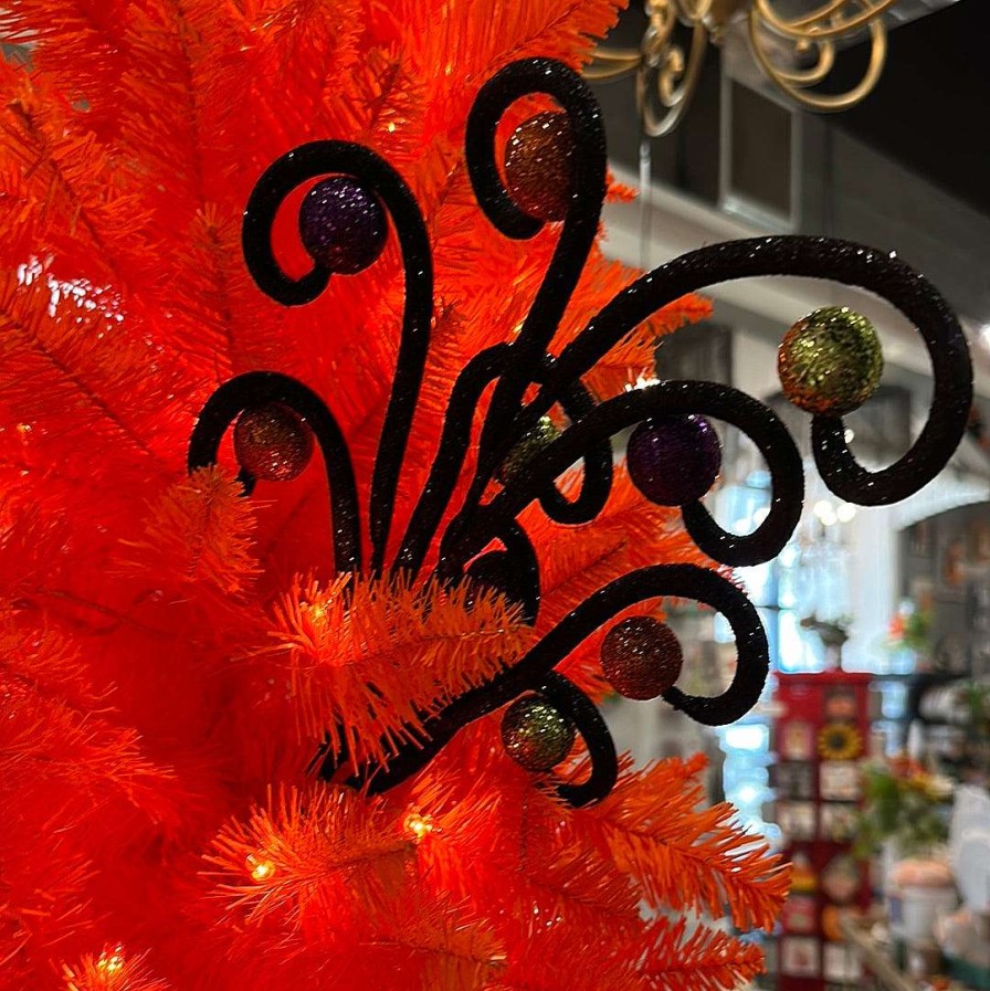 Liberty Floral Floral | Glitter Spiral And Ball Halloween Spray