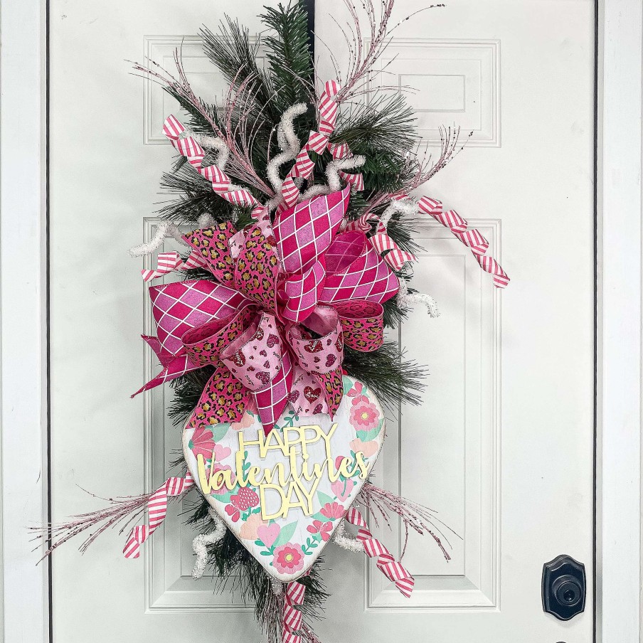 Direct Export Co. Signs | Floral Happy Valentine'S Day Wall Decor