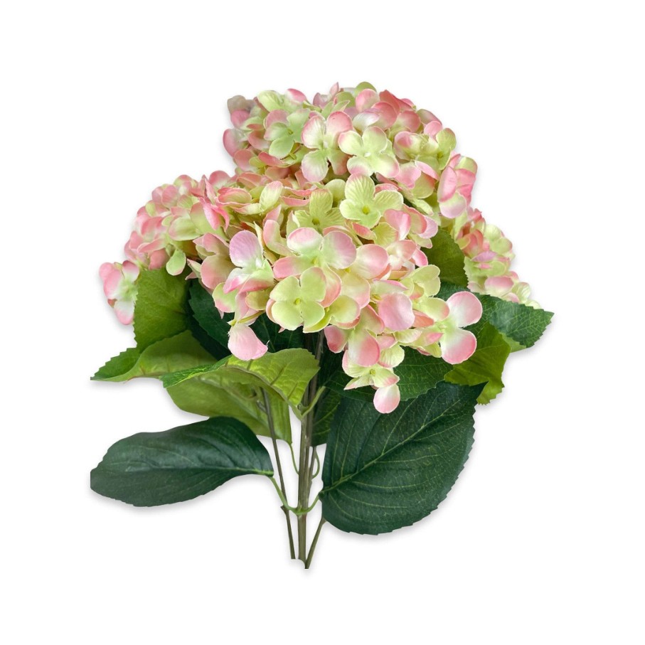 CRI Floral Decor | Blush And Green Hydrangea Bush