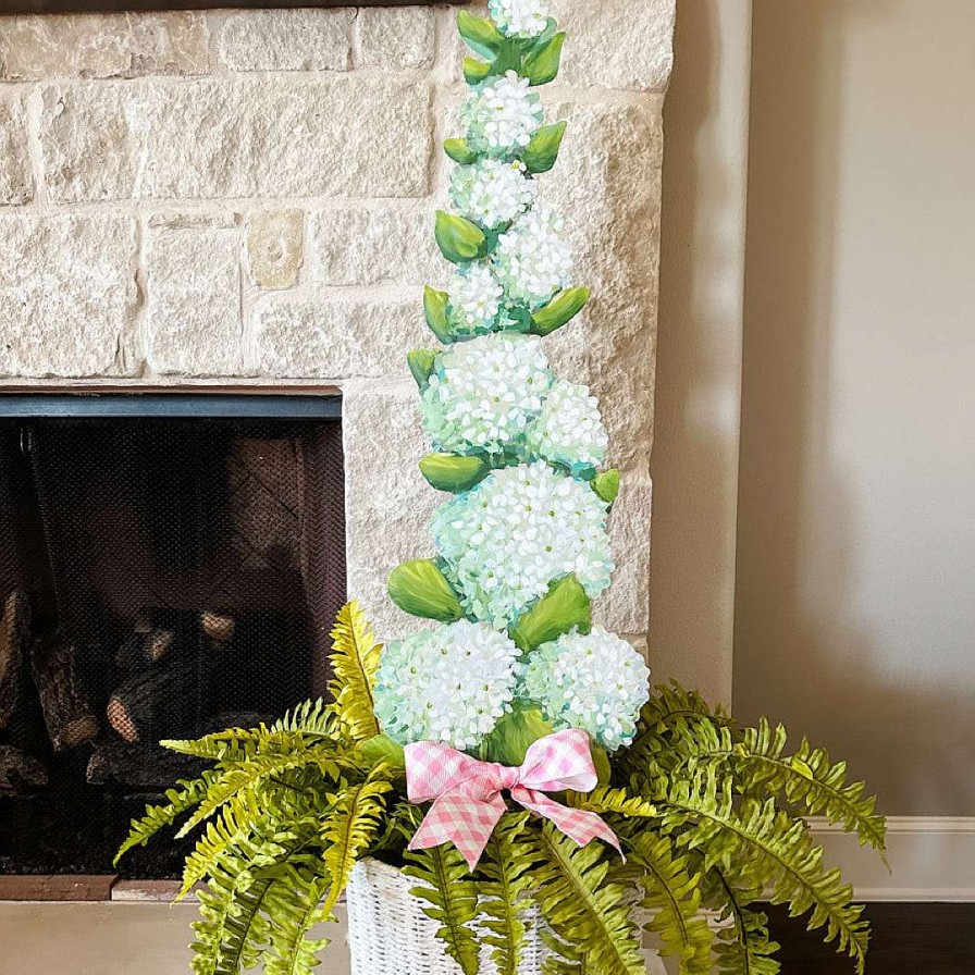 The Round Top Collection Pot Stakes | Hydrangea Topiary