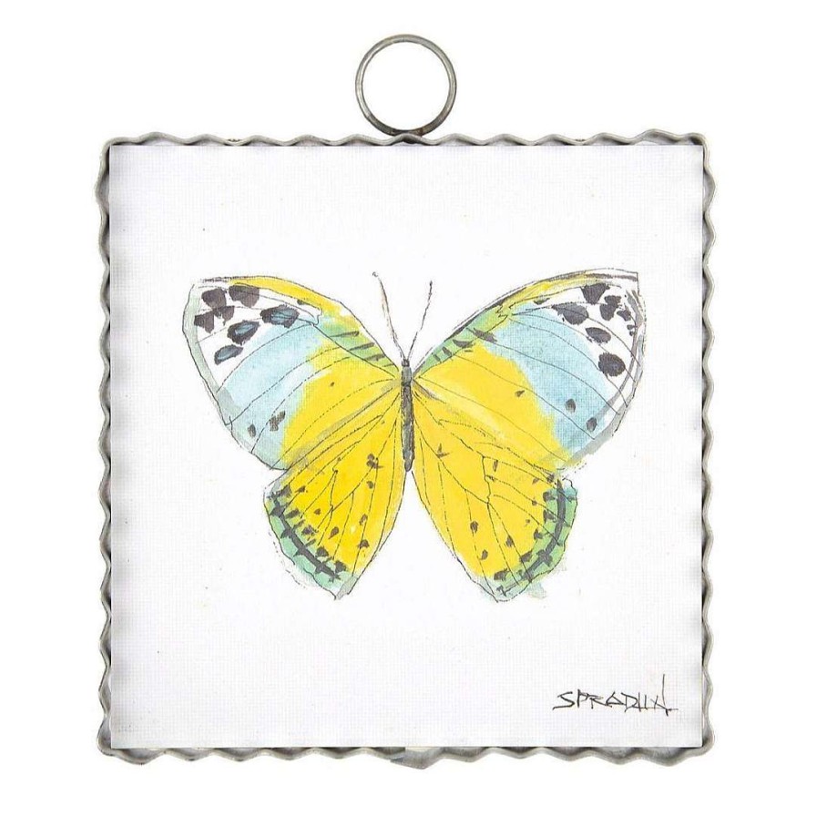 The Round Top Collection Spring | Yellow Butterfly Mini Gallery Art