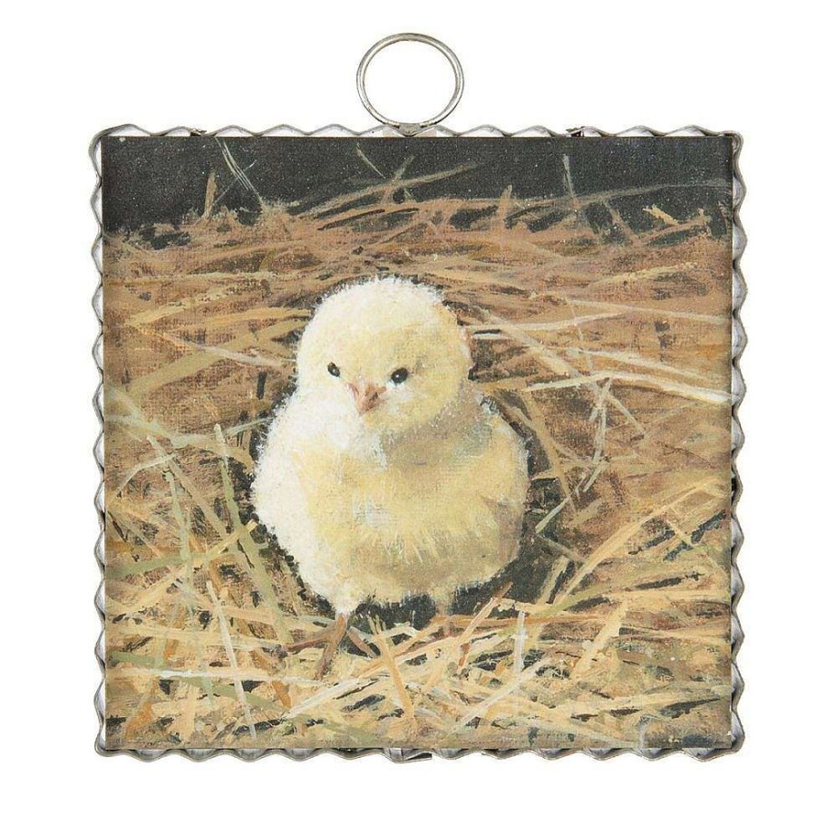 The Round Top Collection Wall Decor | Baby Chick Mini Gallery Art